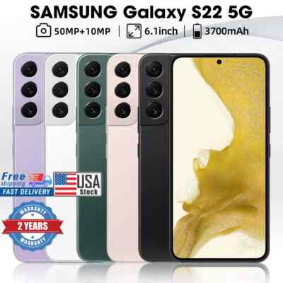 NEW Samsung Galaxy S22 5G S901U1 128/256GB Factory Unlocked GSM+CDMA All Carrier