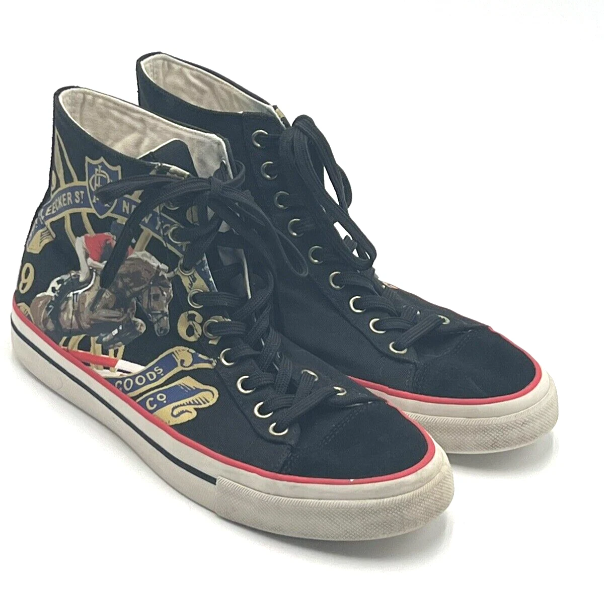 Ralph Lauren Talbert High Top Sneakers- 11D WW polo high top shoes products for sale | eBay main image 2