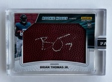 2024 Panini Instant Rookie Hoggs /10 Brian Thomas Jr Jumbo ON CARD AUTO?RC Jags. rookie card picture