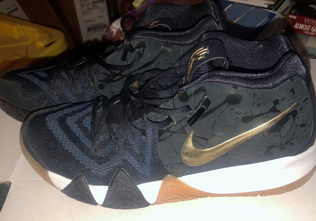 kyrie 4 blue and green