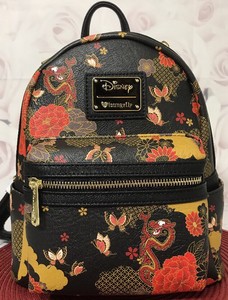loungefly mushu mini backpack