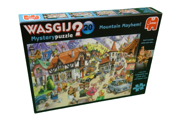 WASGIJ No 20 Mountain Mayhem! Destiny - 1000 Piece Jigsaw Puzzle USED