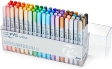 Too Copic Ciao 72 Color Dual Tip Marker Pen Set for Illustration  Sketch Art JP
