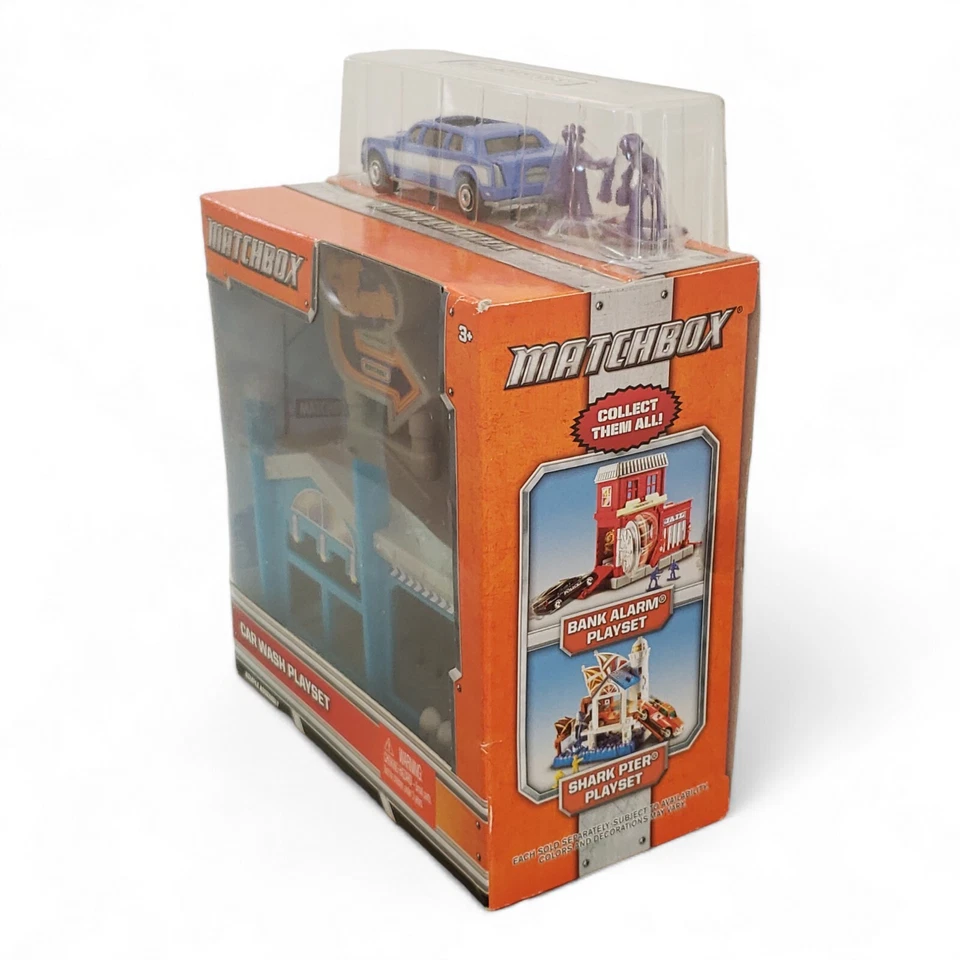 Mattel Matchbox Car Wash Playset With Car & Figures 2012 NEW - Image 3 of 4