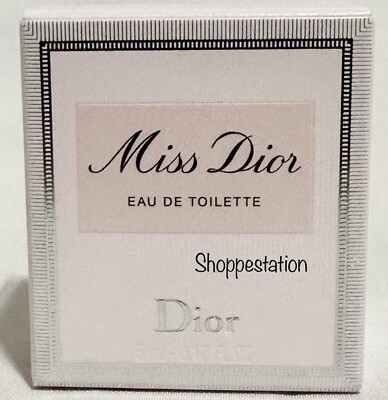 Miss Dior Eau de Toilette Floral Perfume Mini Splash 0.17oz / 5ml