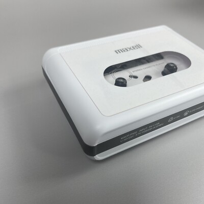 maxell MXCP-P100 Portable Cassette Player White MXCP-P100WH from