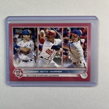 2022 Topps Series 1 NL Batting Average Leaders Pink Mother's Day Parallel /50