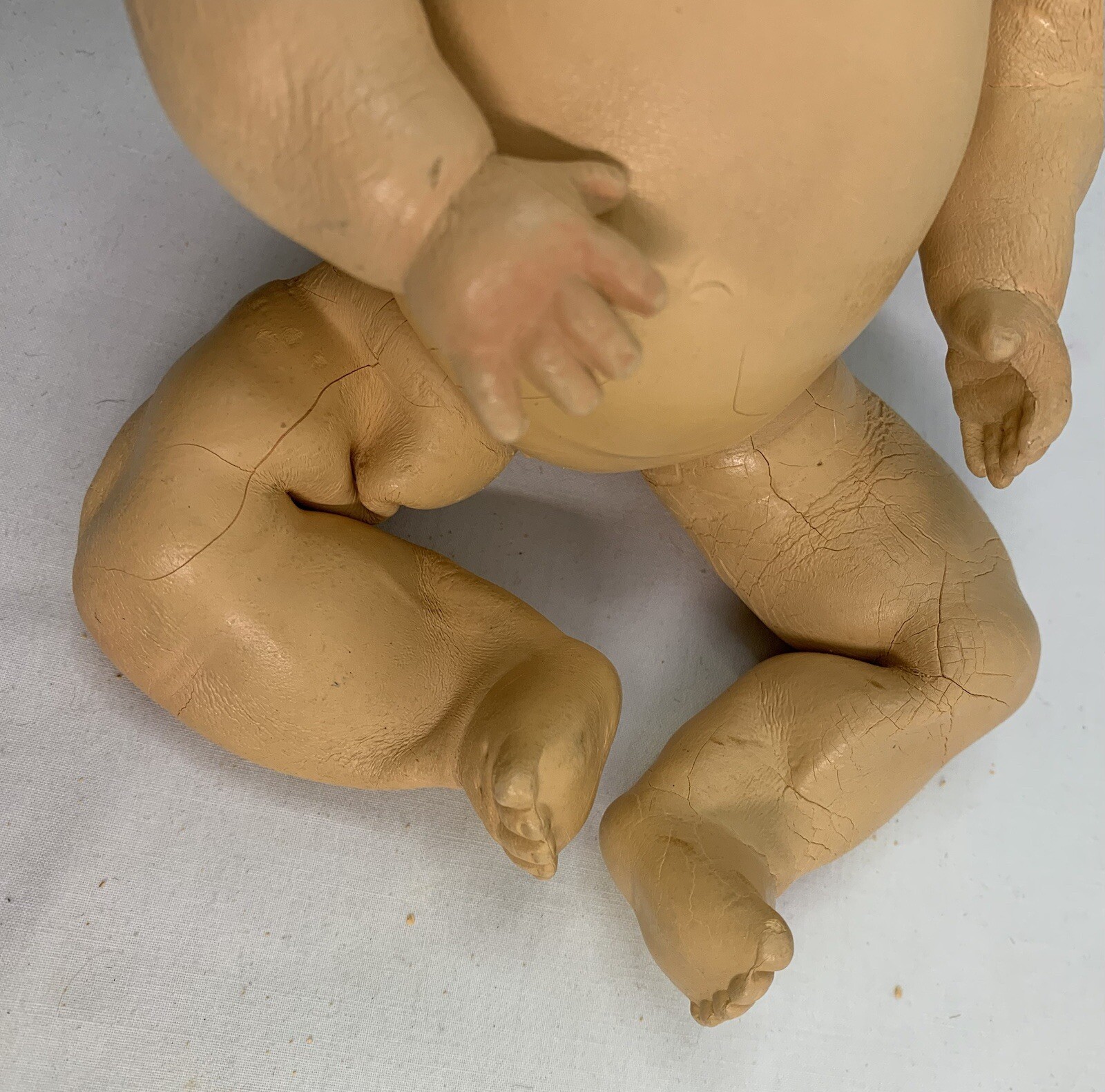 Ideal Doll Hard Plastic Head Sun Rubber Body Drink & Wet Baby