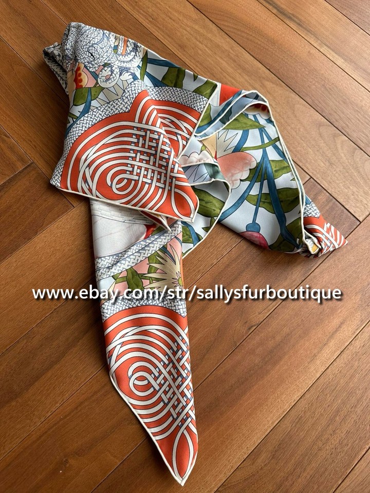 Sciarpa avvolgente seta twill 18 mamma 2025 Sallys maschera stampa