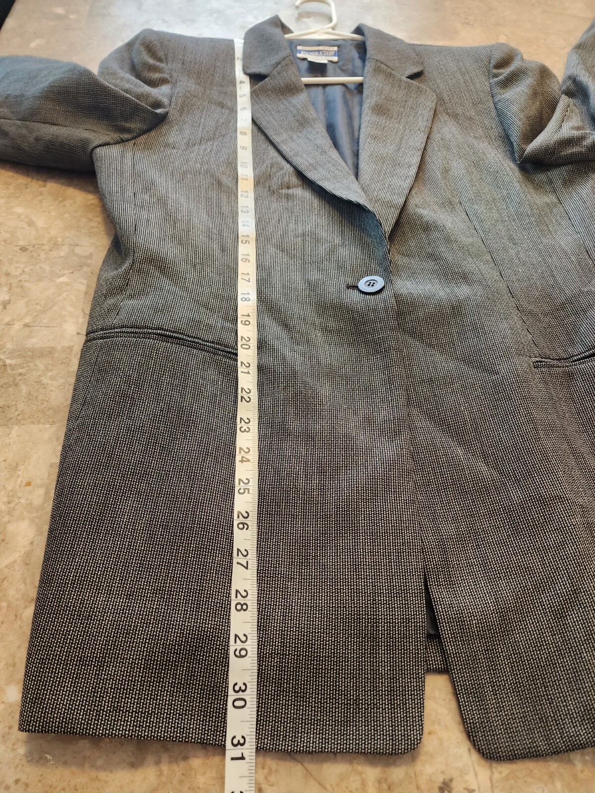 VINTAGE Pendleton Jacket Womens  Gray 100% Wool B… - image 4