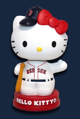 2024 Hello Kitty 50th Anniversary Bobblehead Boston Red Sox SGA