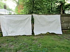   EZ Up  Tent Sidewalls  7 X 10 ft well used  with  straps 