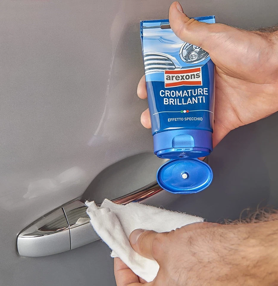 Arexons Mirage Cromature Brillanti Auto Effetto Specchio Lucida Pasta Lucidatura - Immagine 4 di 4