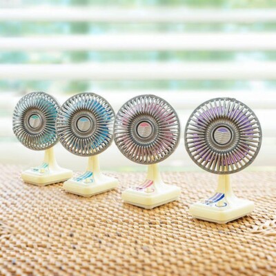 JP Showa Electrics Nostalgic Miniature Fan all 4sets Gacha Capsule
