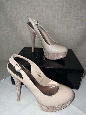 Baby Phat Womens high heels size 8M Cassidy Blush