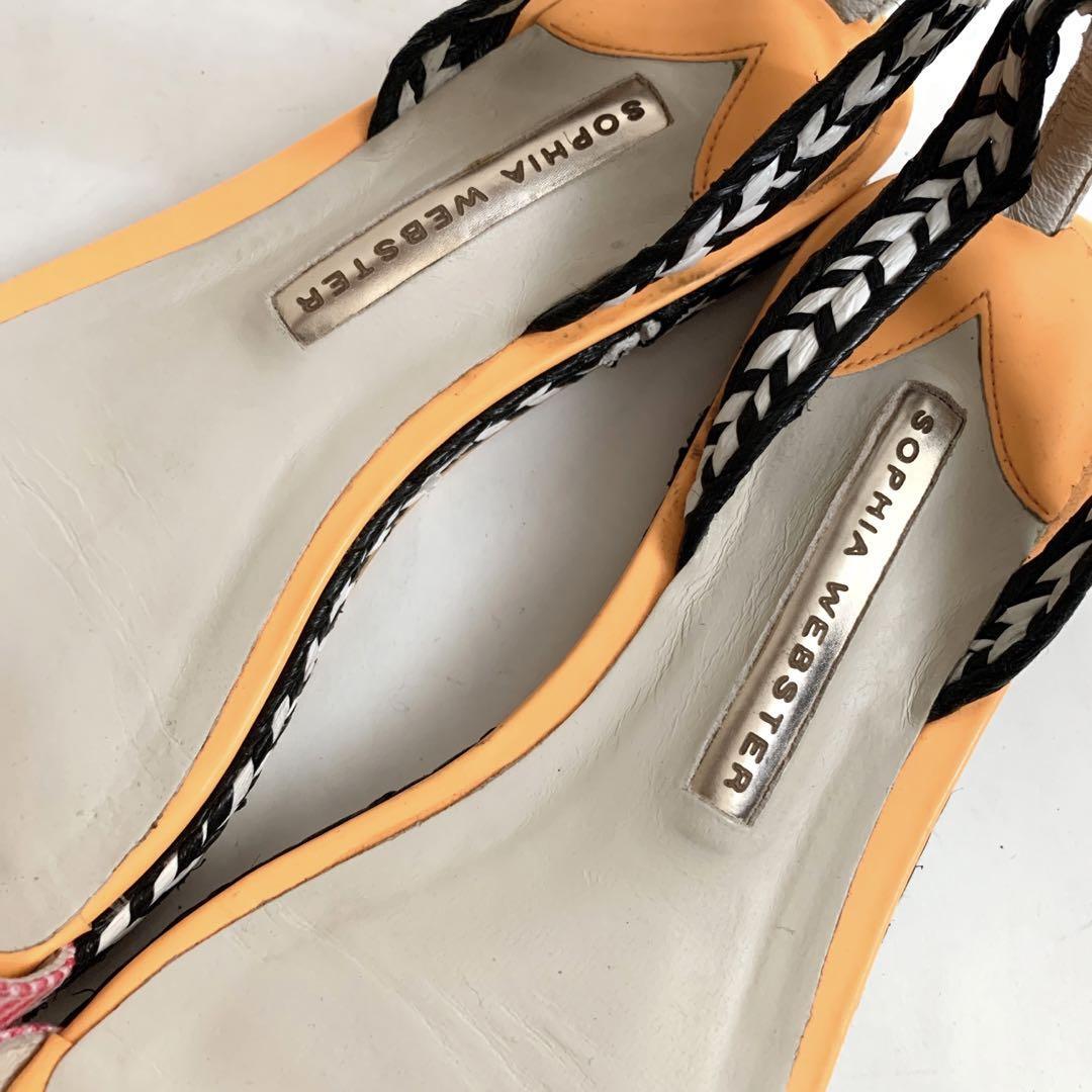 SOPHIA WEBSTER サンダル　22.5 Evangeline White and Rose Gold | Sophia Webster