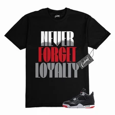 4 Bred Reimagined Cement Grey Varsity Red Summit White Shirt Match N4L Jordan