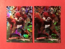 2 - 1996 Stadium Club MATRIX Steve Young #280 - San Francisco  49ers - both