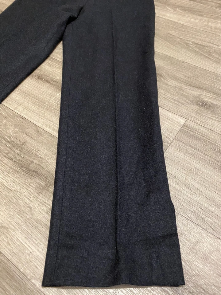 PANTALONES DE CORTE LANA VIRGEN GUNEX by brunello cucinelli controllo 02 negro talla ee. uu. 4 Foto 4 de 4