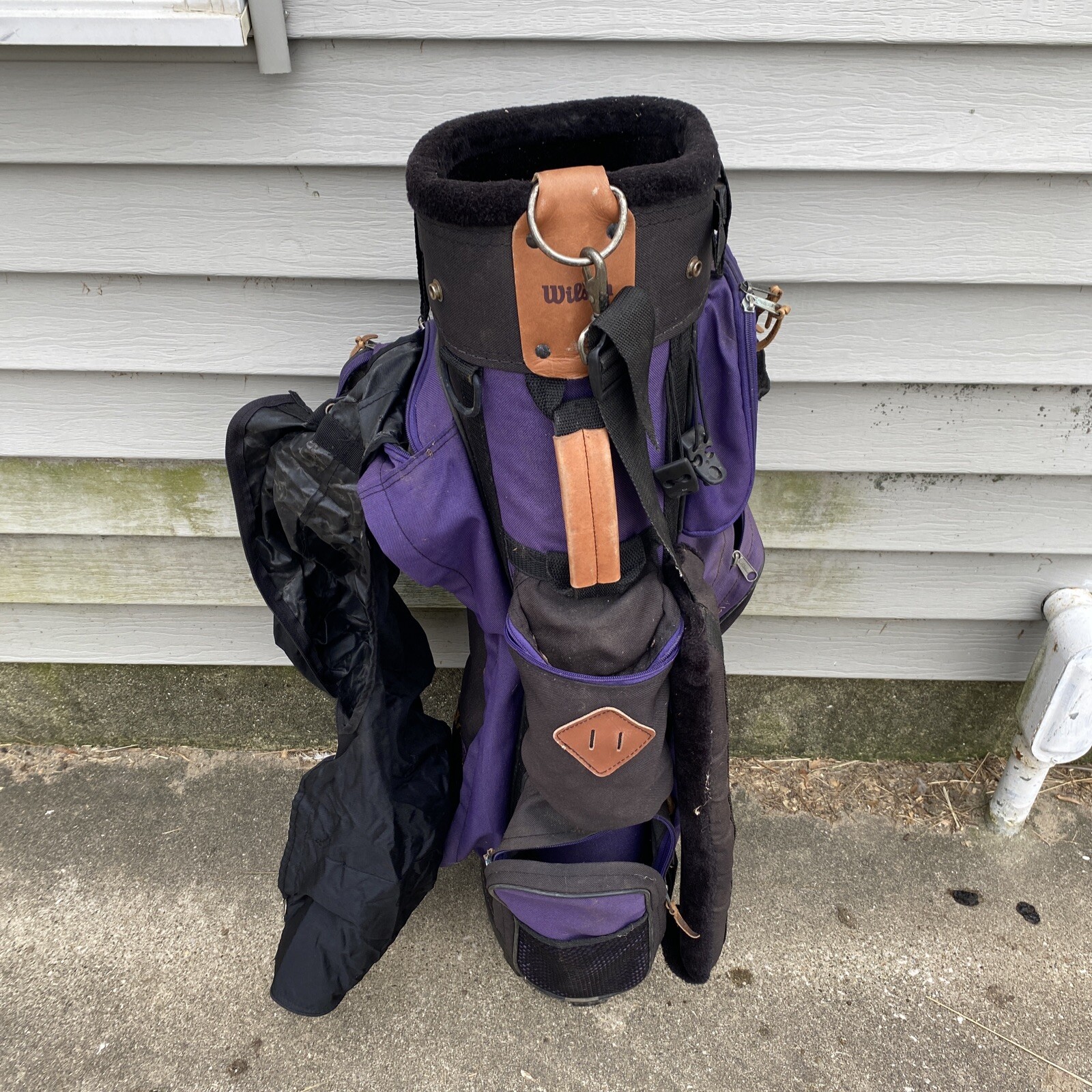 Wilson mountain pak expedition purple golf bag and club cover eBay