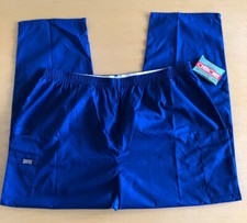 Cherokee Workwear Scrubs Pants Women s Size 3XL Dark Blue Pull on Elastic Waist