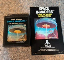 Atari 2600 Space Invaders With Manual Tested Combined Ship