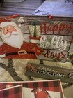 Huge Lot Of Christmas Holiday Signs New With Tags Decorative Home Decor — photo 4