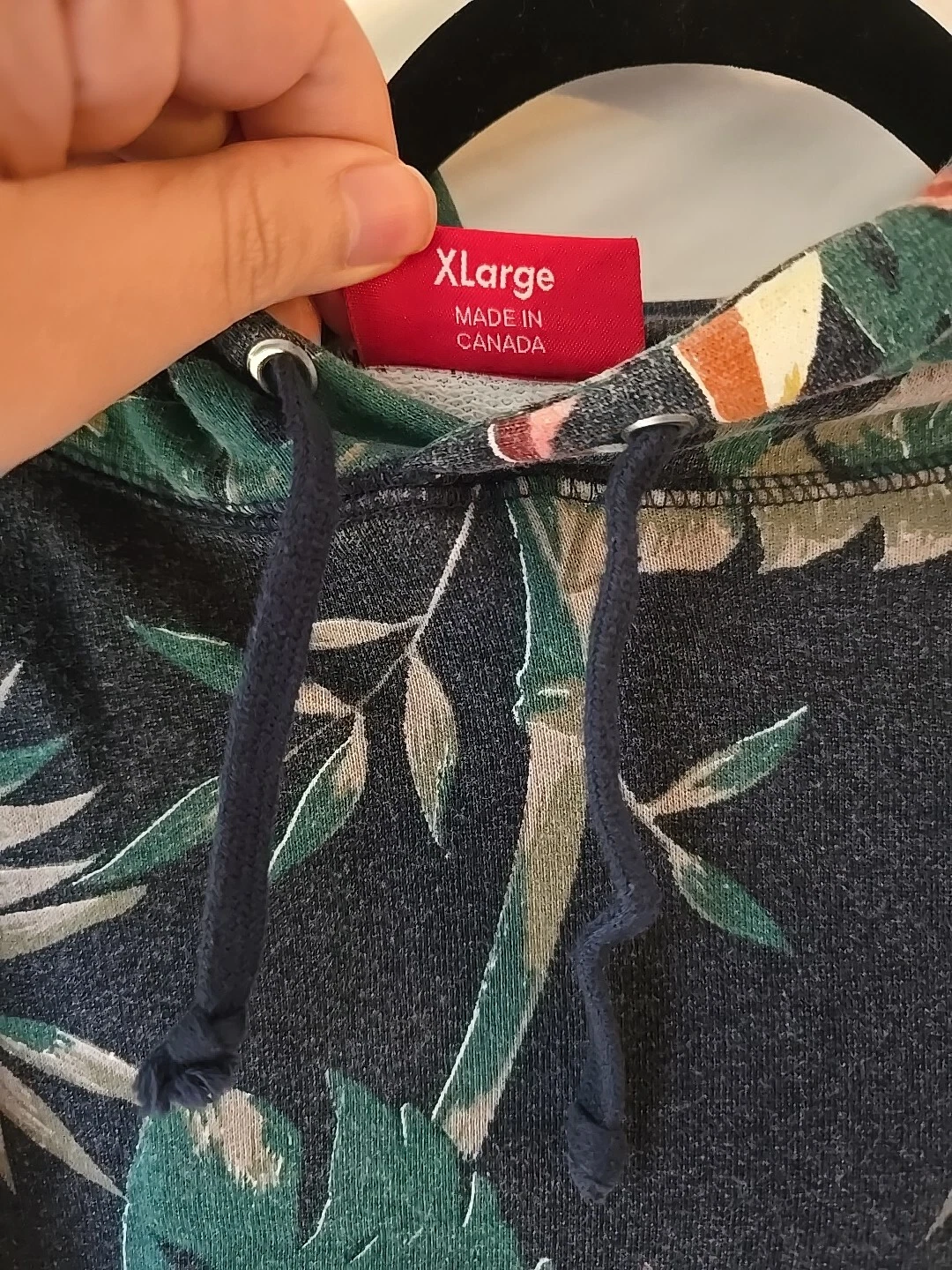 Felpa con cappuccio Supreme 2012 floreale giungla XL