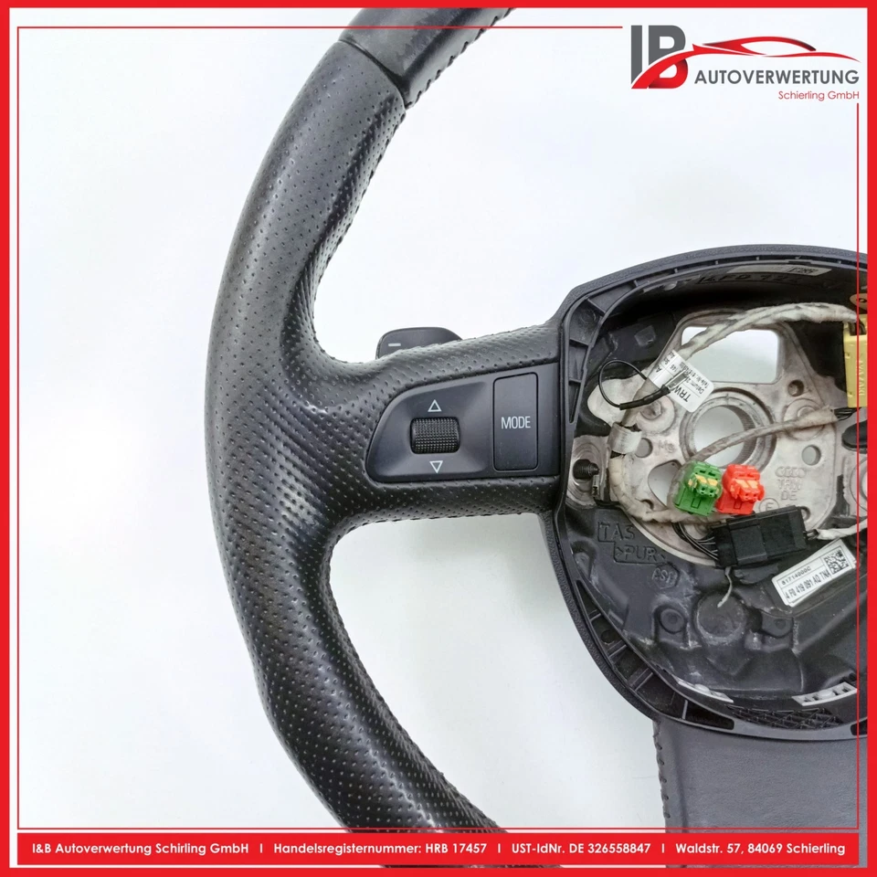 AUDI A6 AVANT (4F5, C6) 3.0 TDI QUATTRO Lenkrad LEDER Multifunktion 4F0419091AQ - Bild 3 von 4