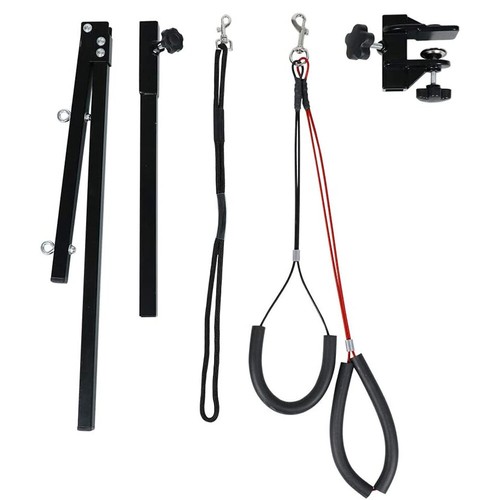 Foldable Dog Grooming Table Arm 35" Pet Dog Grooming Stand with Clamp and Post - Picture 6 of 12