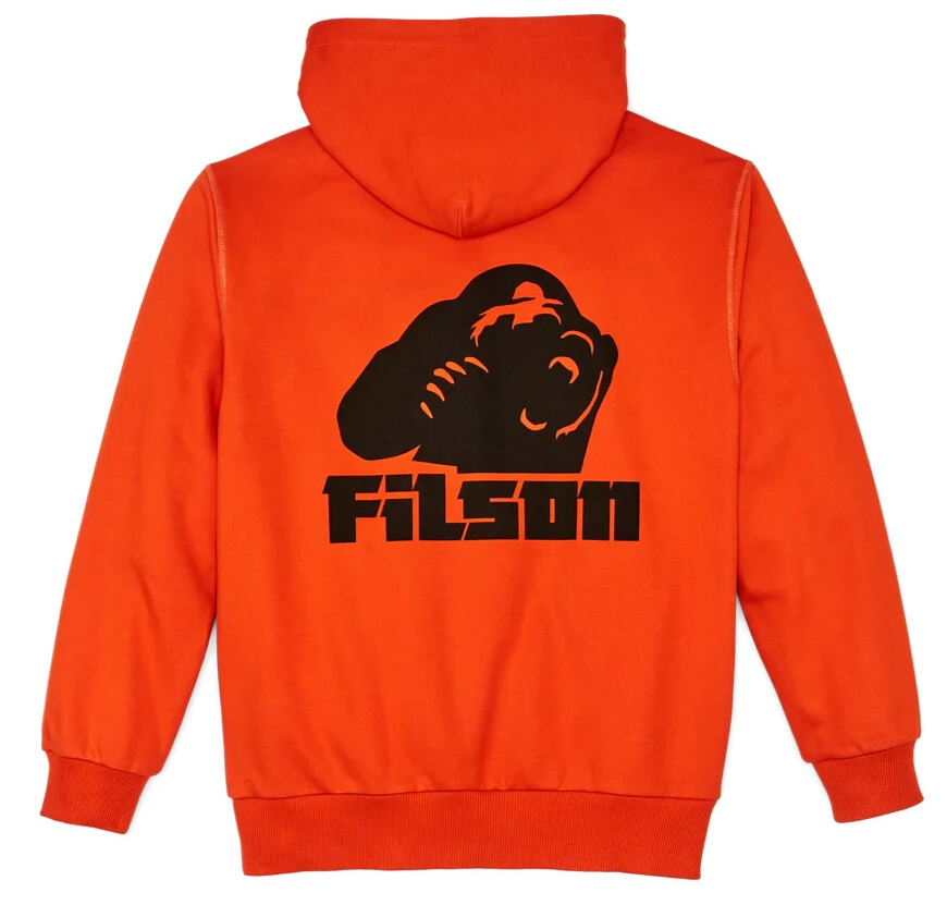 Filson Prospector Hoodie 20285241 Flame Grizzly Bear Black CC