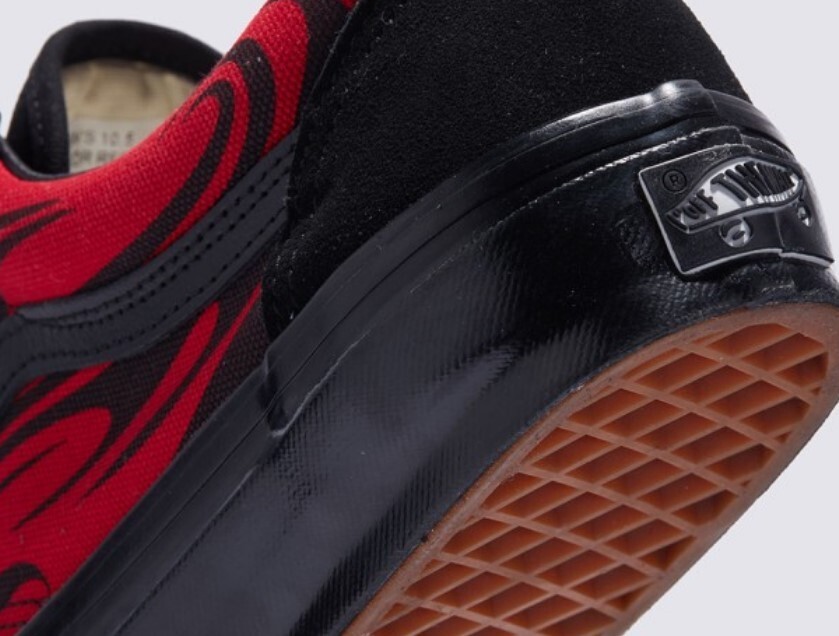Vans Premium Old Skool Flame Black Red MEN'S SNEAKERS VN000D56458