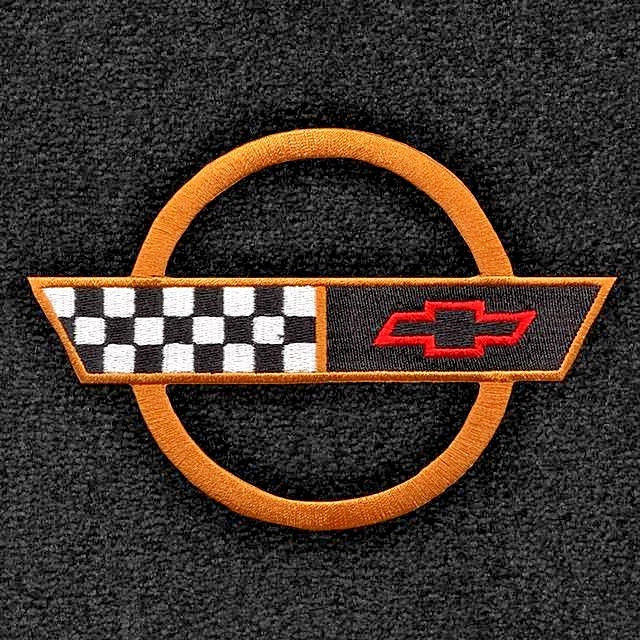 Alfombrillas LLOYD Classic Loop Gold C4 logotipos para Chevrolet Corvette 1991 a 1994 Foto 2 de 4