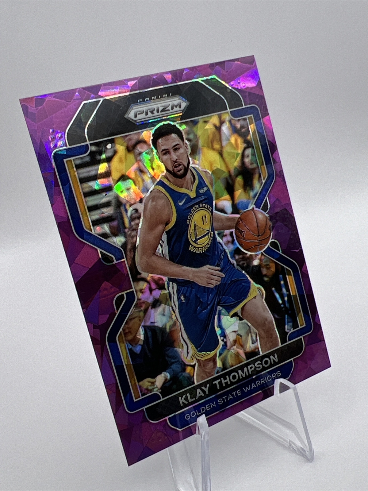 2021-22 Panini Prizm Purple Ice Prizm /149 Klay Thompson #92