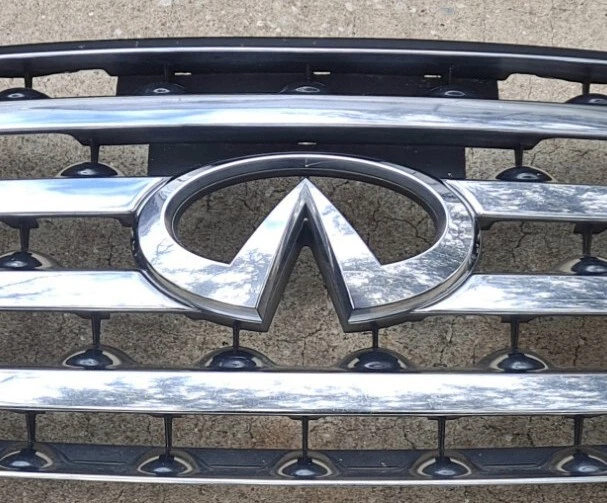 c 2003 2004 2005 Infiniti FX35 FX45 Front Upper Grille Chrome - Изображение 4 из 4