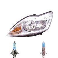 Scheinwerfer Links H7/H1 Chrom FüR Ford Focus II Da_ HCP DP FFS Inklusive Lampen