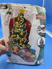 Bucilla Christmas Tree Surprise Stocking Kit