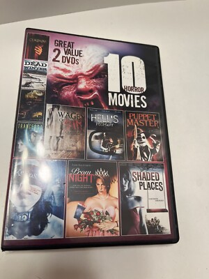 20 Horror Movies DVD 4 Disc Set Teenage Zombies Prom Night Echo