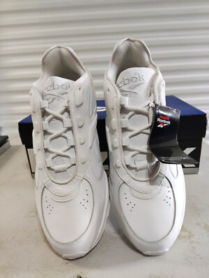 Reebok Men's Vintage 00s Walk II DMX White Walking Shoes 11-39687 Size 12