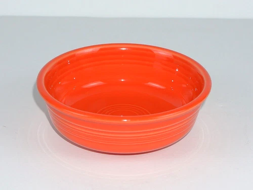 HOMER LAUGHLIN FIESTA 5 5/8” POPPY ORANGE (460338) SMALL 15-OZ CLASSIC BOWL