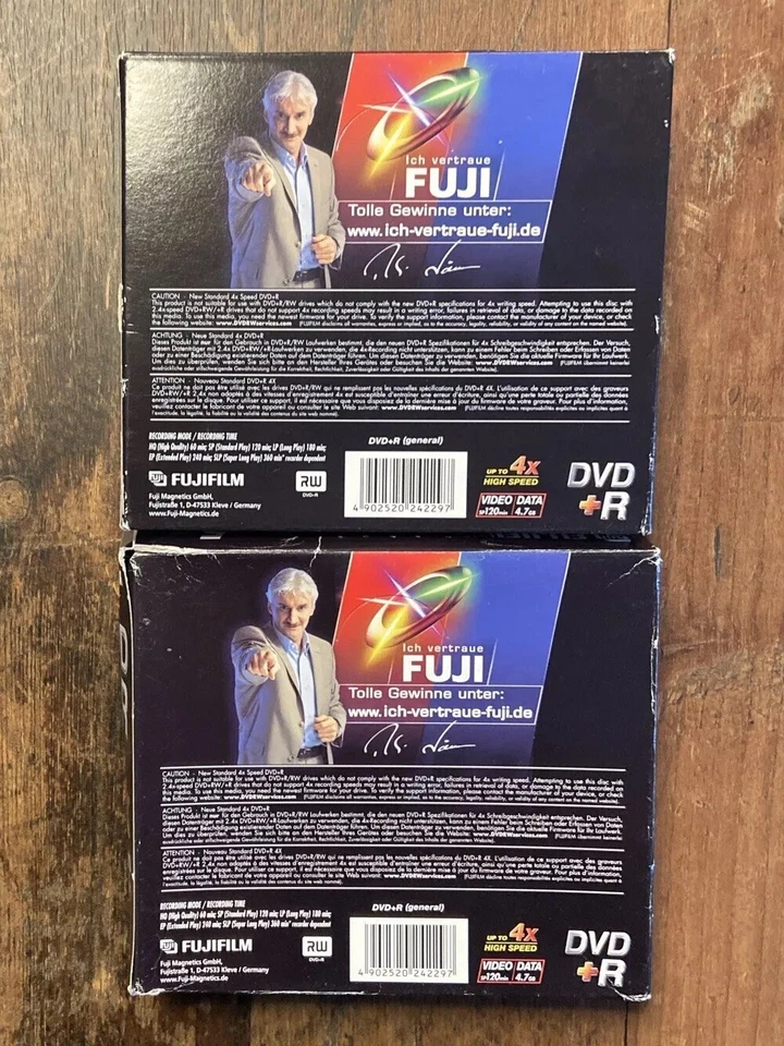 9x Fujifilm DVD+R 120 Minuten 4.7 GB Rohlinge - NEU - Bild 2 von 4
