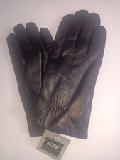 Women's Leather Driving Gloves, Black, Medium, New.