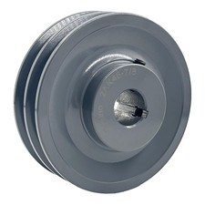 2AK46-7/8 Double Groove V Belt Pulley 7/8 Inch Bore 4.45" OD,V Belt Sheaves Cast