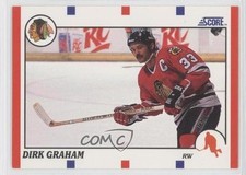 1990-91 Score Dirk Graham #17 0c4