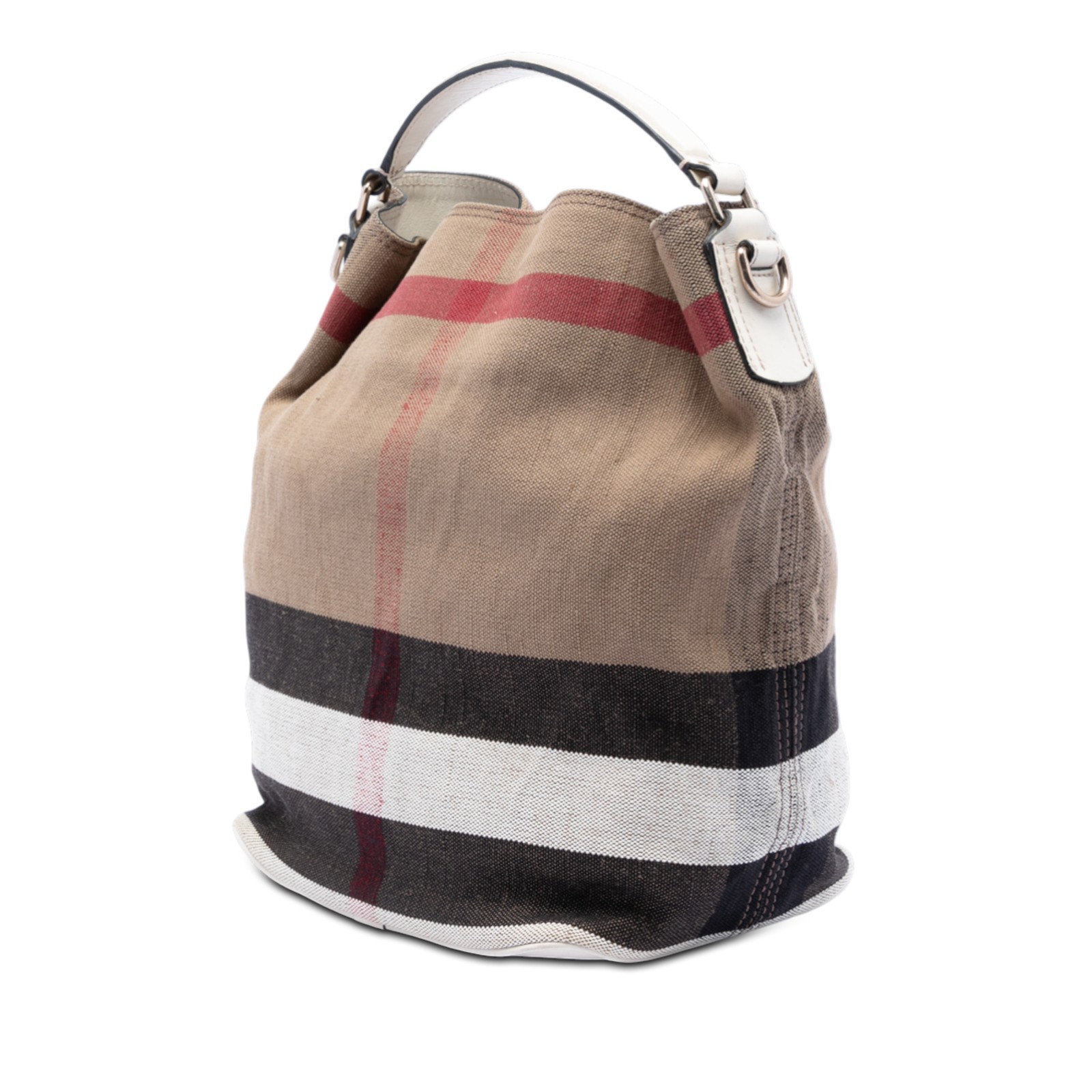 Authenticated Burberry Medium Mega Check Canvas A… - image 2
