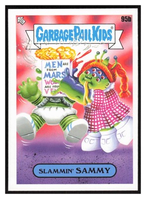 2022 Topps Garbage Pail Kids: Book Worms #95b Slammin' Sammy -