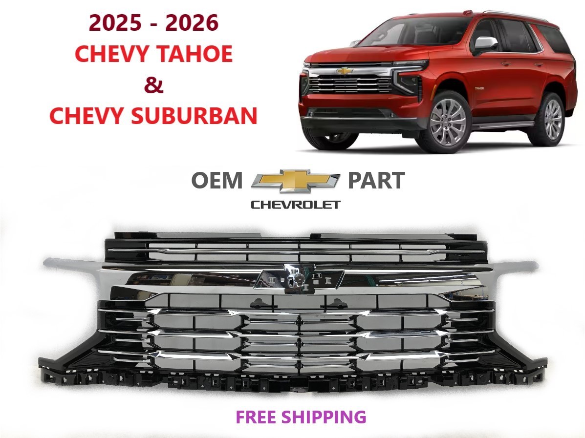 OEM 2025-2026 Chevy Tahoe & Chevy Suburban Front Upper Grille