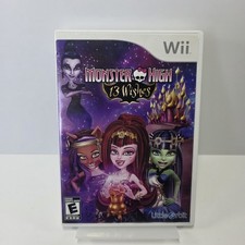 B2G1 Free Monster High 13 Wishes Nintendo Wii Game Disc & Case No Manual