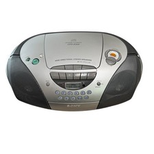 Sony CFD-S300 Megabass Boombox CD-Player/AM-FM Radio/Cassette - Works Great.