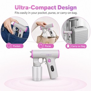 Rechargeable Fine Mist Self Tanning Compact Wireless Spray Tan Gun Pocket Size